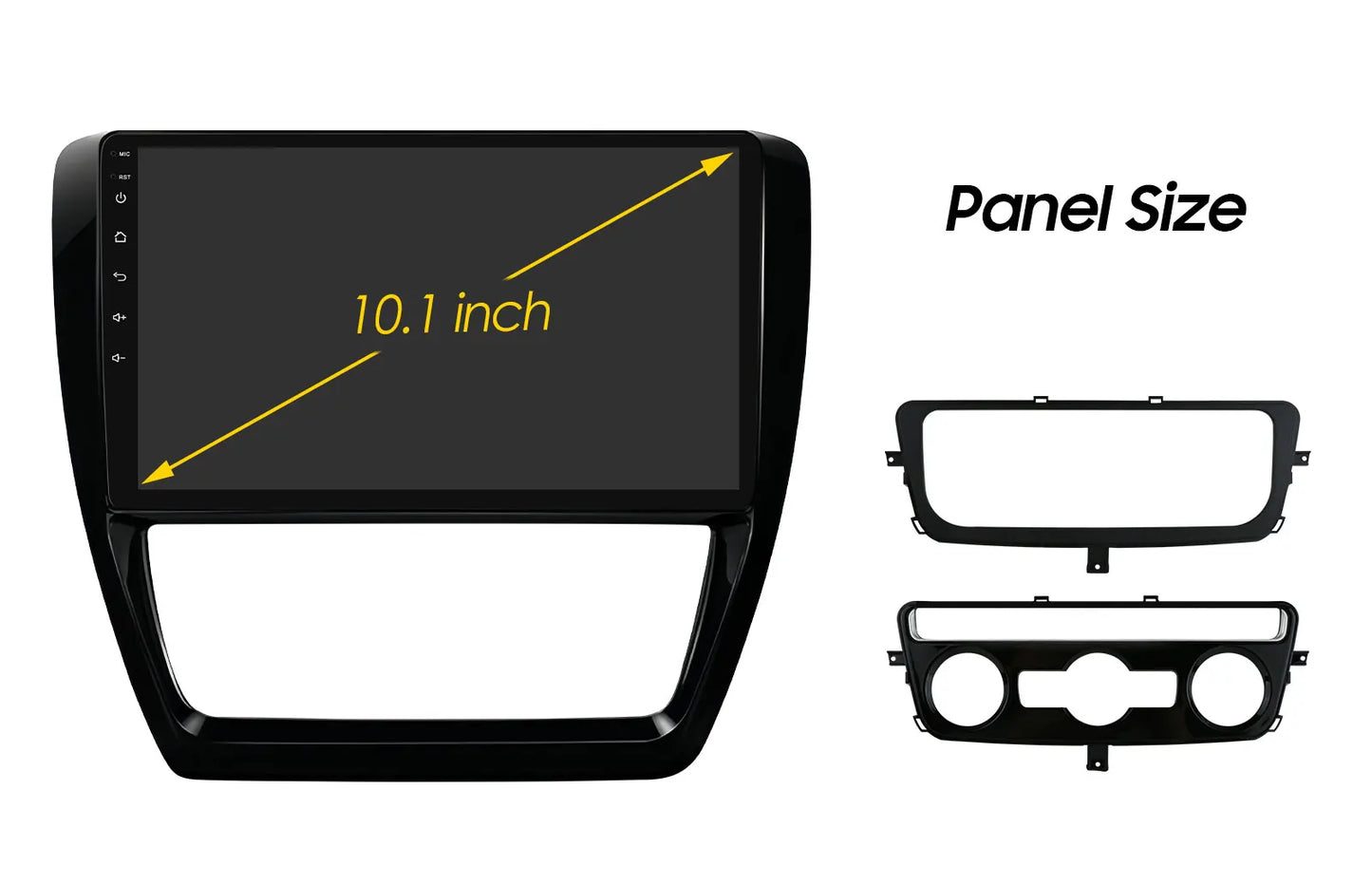 10.1” CarPlay Navigatie voor VW Jetta 6 (2011–2018)