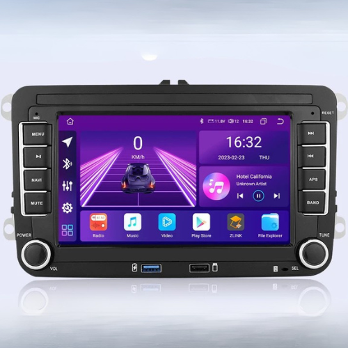 7" VW golf, polo, Seat & Skoda Navigatie | Draadloos Carplay