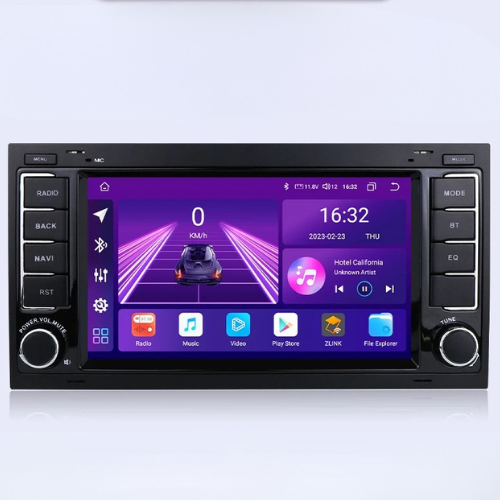 7” CarPlay Navigatie voor VW Touareg & Transporter T5 (2004–2011)