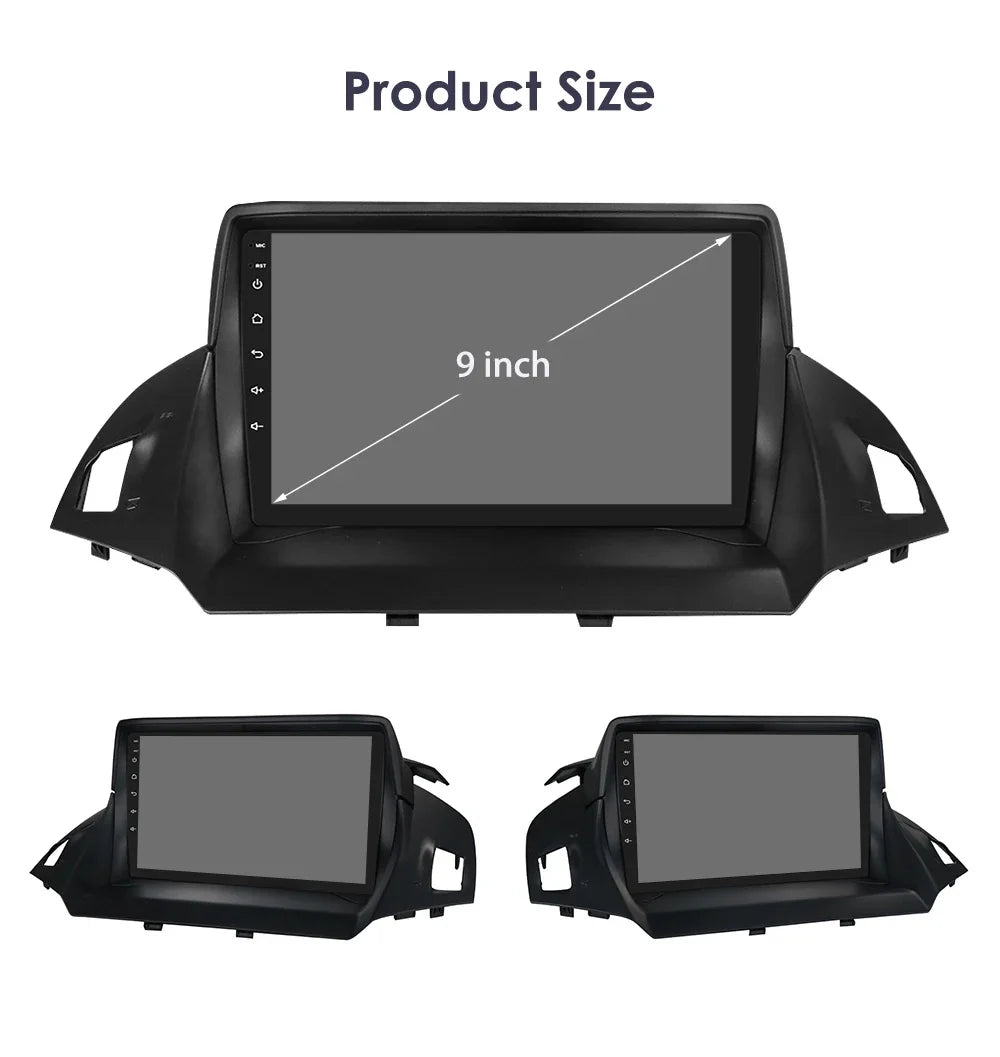 9" CarPlay Navigatie voor Ford Kuga 2 / Escape (2013–2017)