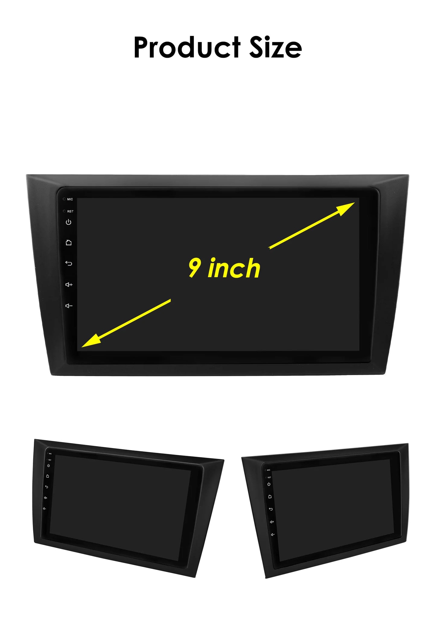 9” CarPlay Navigatie voor VW Golf 6 (2008–2016) – Android 13 | Draadloos