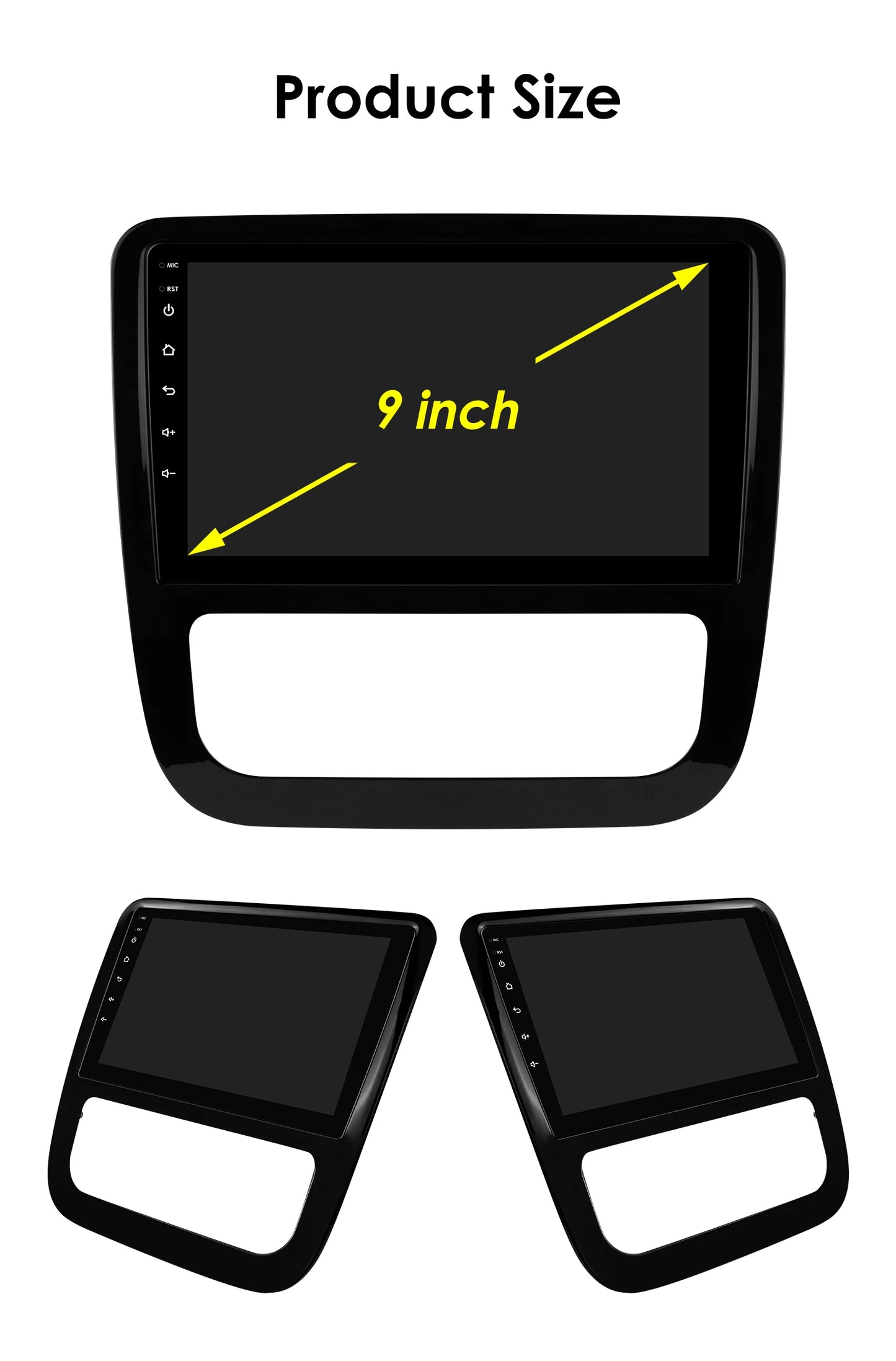 9" Android CarPlay Navigatie voor VW Scirocco (2008–2013)
